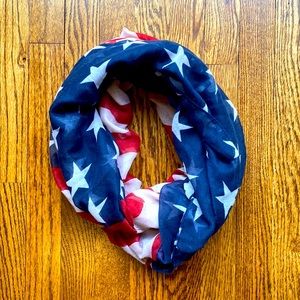 American Flag Infinity Scarf